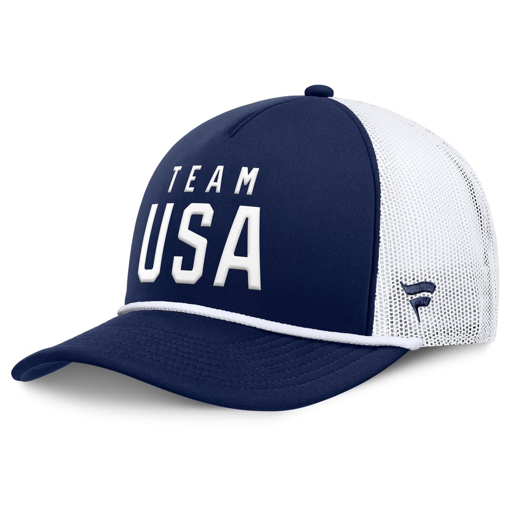  Team USA Fanatics Foam Front Adjustable Trucker Hat - Navy
